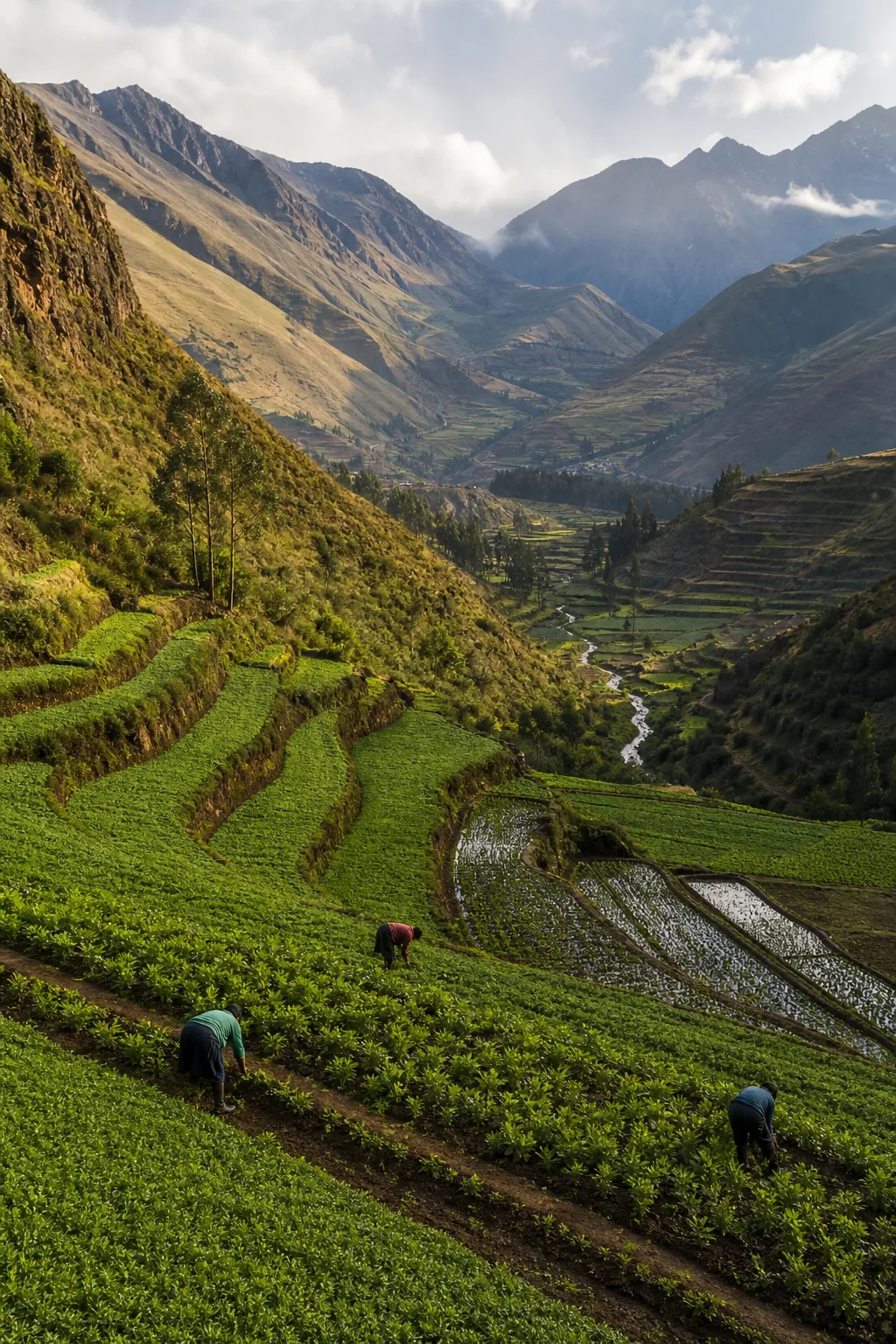 Paisagem agrícola do Peru